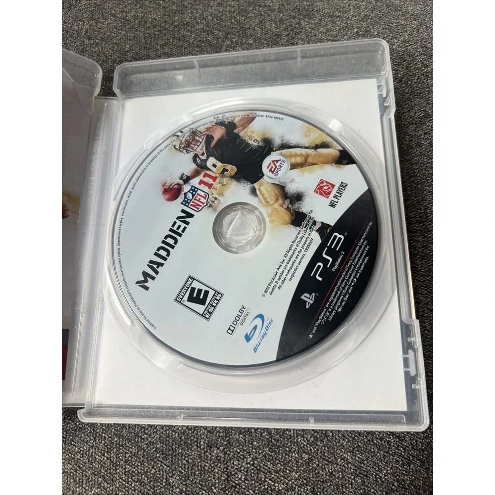 EA Sports Madden NFL 11 Video Game PS3 Drew Brees Cover Football CIB